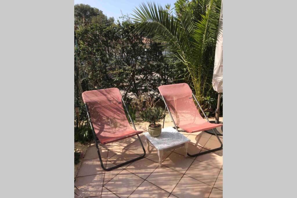 סנרי-סור-מר La Petite Pinede Studio Climatise Proche Plage מראה חיצוני תמונה