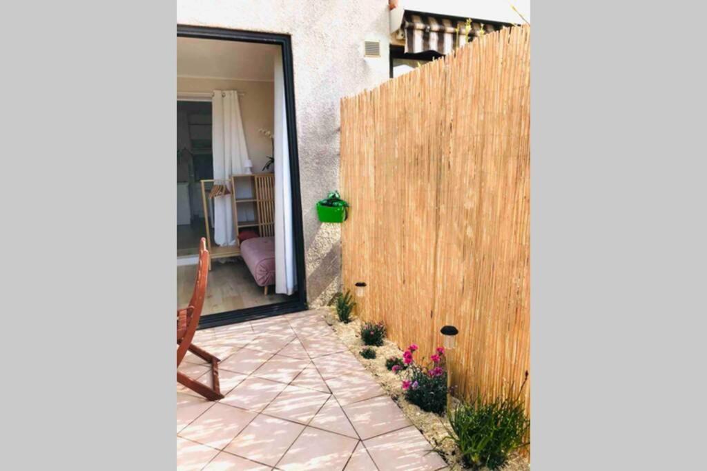 סנרי-סור-מר La Petite Pinede Studio Climatise Proche Plage מראה חיצוני תמונה